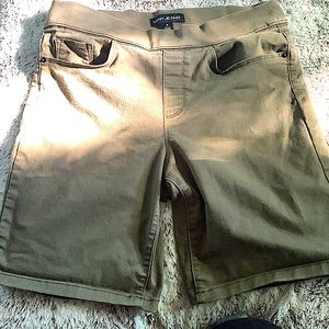 This are a Medium caprice stretchy pants dark green, the condition almost new